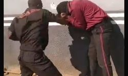 Özel güvenlik görevlisi, amiri tarafından öldüresiye darbedildi! O anlar kamerada