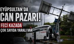 Eyüpsultan'da can pazarı! Feci kazada çok sayıda yaralı var