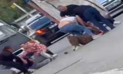 Çorum'da kadınların tekme tokat kavgası kamerada! Polis ayırdı