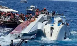 Kıbrıs’ta batan feribotun son anları kamerada!