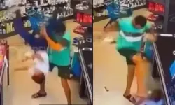 Markette çocuğu öldüresiye darbeden şüpheliye gözaltı!