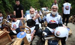 "Formulaz" tahta araba yarışları nefes kesti