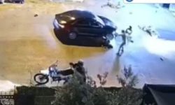 Kaza sonrası akılalmaz görüntü! Yaralıların üzerinden otomobiliyle geçip kaçtı