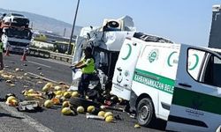 Ankara'da otoyolda can pazarı! Kamyonet kamyonete çarptı: 1 ölü, 2 yaralı