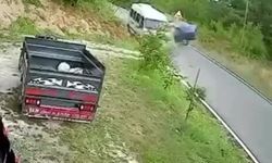 Zonguldak’ta feci kaza kamerada: 4 yaralı