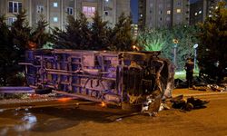 Esenler'de feci kaza: Makas atan minibüs sürücüsü kazaya sebep oldu