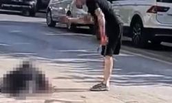 Konya'da sokak ortasında katlettiği husumetlisinin başında böyle bekledi!