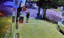 Muğla'da Türk bayrağına çirkin saldırı kamerada: Şüpheli kadın aranıyor