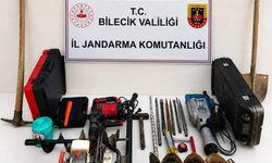 Bilecik'te darphane görevlisi define peşinde yakalandı!
