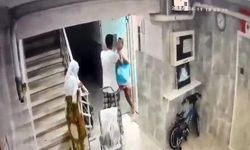 Cankurtaran genç kadın, öğretmen amcasının saldırısına uğradı! O anlar kamerada
