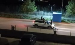 Elazığ'da akıl almaz görüntü! Canlarını hiçe saydılar!