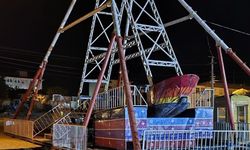 Lunaparkta gondol kazası! Görevli düşerek yaralandı