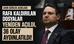 Akın Gürlek açıkladı: Rafa kaldırılan dosyalar yeniden açıldı, 36 olay aydınlatıldı!