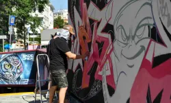 Başkentte grafiti şöleni! Farabi Alt Geçidi açık hava galerisine dönüştü