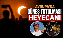 Avrupa'da güneş tutulması heyecanı: Muhteşem gökyüzünü izlediler