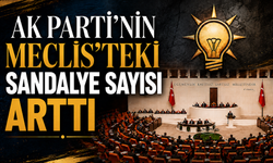 AK Parti'nin Meclis'teki sandalye sayısı arttı