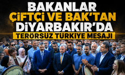 Bakanlar Çiftçi ve Bak'tan Diyarbakır'da Terörsüz Türkiye mesajı
