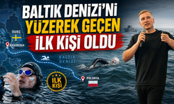 Baltık Denizi'ni yüzerek geçen ilk kişi oldu