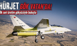 HÜRJET Gök Vatan'da! İlk seri üretim gökyüzüyle buluştu