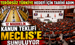 Terörsüz Türkiye hedefi için tarihi adım: 12 maddelik kanun teklifi Meclis'e sunuluyor