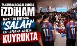 TS Club mağazalarında izdiham: Taraftar sırtında 'Salah' yazılı formalar için kuyrukta