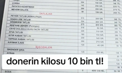 Fiyatları gören vatandaş şaşkına döndü: Hayatımda ilk kez fiyatından dolayı masadan kalkacağım”