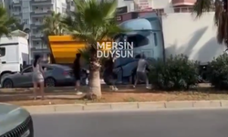 Mersin’de D400 Karayolu’nda yol verme kavgası: Tır ve otomobil sürücüsü birbirine girdi