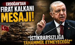 Erdoğan’dan Fırat Kalkanı mesajı: “İstikrarsızlığa tahammül etmeyeceğiz”