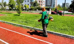 Etimesgut’ta park ve yeşil alanlarda yaz bakımı sürüyor: Ekipler sahada