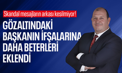 Skandal mesajların arkası kesilmiyor! Gözaltındaki başkanın ifşalarına daha beterleri eklendi