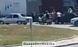 Sokak ortasında dakikalarca darbedip zorla araca bindirdiler! Düzce'deki dehşet anları kamerada