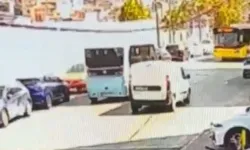 Kağıthane'de faciadan dönüldü! Minibüs İETT otobüsüne böyle çarptı