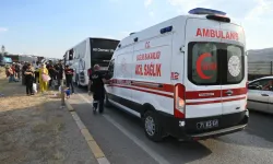 Ankara-Kırıkkale yolunda korkutan kaza! Üç araç birbirine girdi