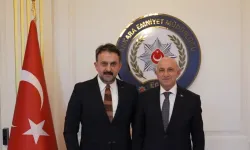 Ankara’da dikkat çeken buluşma! Halil İbrahim Yılmaz, Emniyet Müdürü Maksut Yüksek’i ziyaret etti