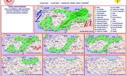 Meteoroloji haftanın raporunu paylaştı: Sıcaklar düşüyor; yağışlar geliyor!