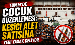 TBMM'de çocuk düzenlemesi: Kesici alet satışına yeni yasak geliyor