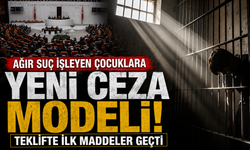 Ağır suç işleyen çocuklara yeni ceza modeli! Teklifte ilk maddeler geçti