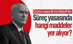Çerçeve yasanın adı belli oldu: İlk imza Bahçeli'den! Süreç yasasında hangi maddeler yer alıyor?