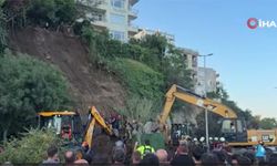 İstanbul Büyükçekmece'de toprak kayması: Kurtarma çalışması yapılıyor