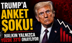 Trump’a anket şoku! Halkın yalnızca yüzde 33’ü onaylıyor