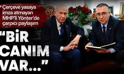 Çerçeve yasaya imza atmayan MHP'li Yönter'de çarpıcı paylaşım: "Unutmayın, karıncanın da sahibi vardır"
