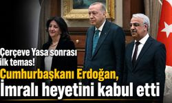 Çerçeve Yasa sonrası ilk temas! Cumhurbaşkanı Erdoğan, İmralı heyetini kabul etti