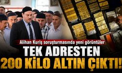 Alihan Kuriş Suç Örgütü operasyonunda 200 kilo külçe altın ele geçirildi