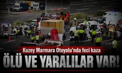 Kuzey Marmara Otoyolu'nda korkunç kaza! 1'i çocuk 3 kişi hayatını kaybetti