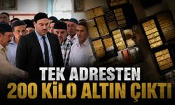 Alihan Kuriş Suç Örgütü operasyonunda 200 kilo külçe altın ele geçirildi