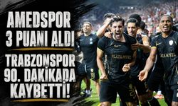 Trabzonspor - Amedspor: 1-2 MAÇ SONUCU