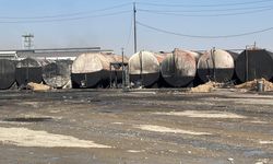 Akaryakıt deposunda korkutan yangın: Saatler sonra söndürüldü