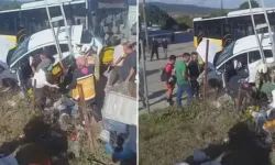 Sultanbeyli'de korkunç kaza! İETT otobüsü otomobile çarptı: 1'i bebek 4 yaralı