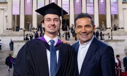 Ferhat Göçer'in minik oğlu büyüdü babasını gururlandırdı: Can Göçer UCL'den dereceyle mezun oldu!