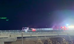Polatlı'da seyir halindeki tır alev alev yandı!